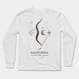 Sagittarius Constellation Zodiac Series Long Sleeve T-Shirt